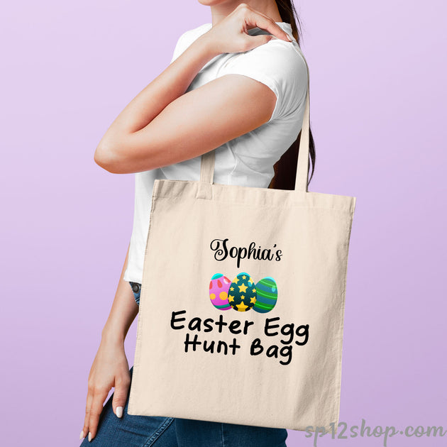 Personalised Easter Egg Bag Eater Egg Hunt Bag Easter Egg -  Denmark