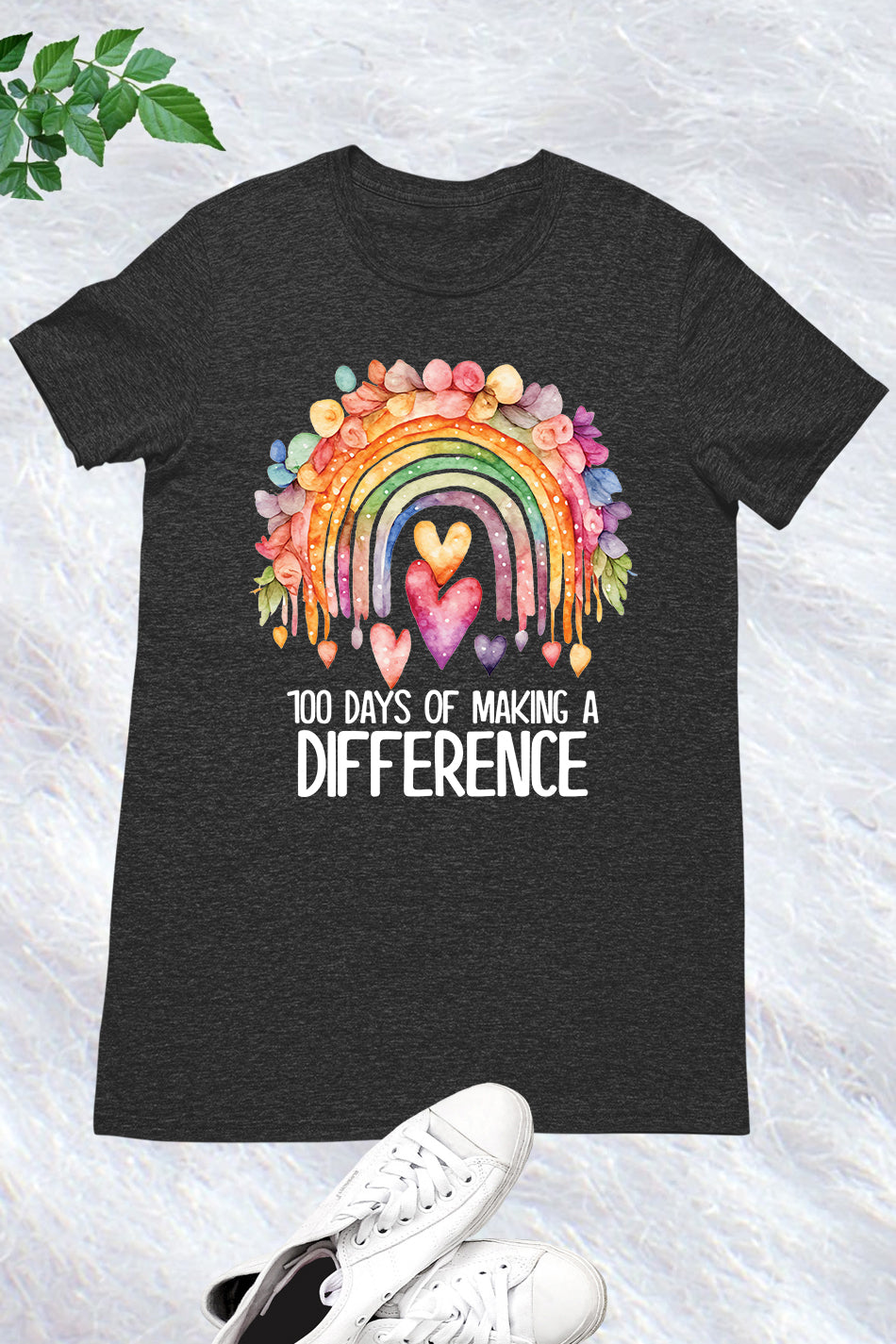 100 Days  of Making a Difference Teacher Shirt