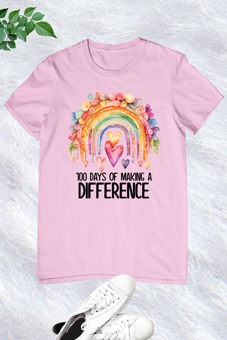 100 Days  of Making a Difference Teacher Shirt