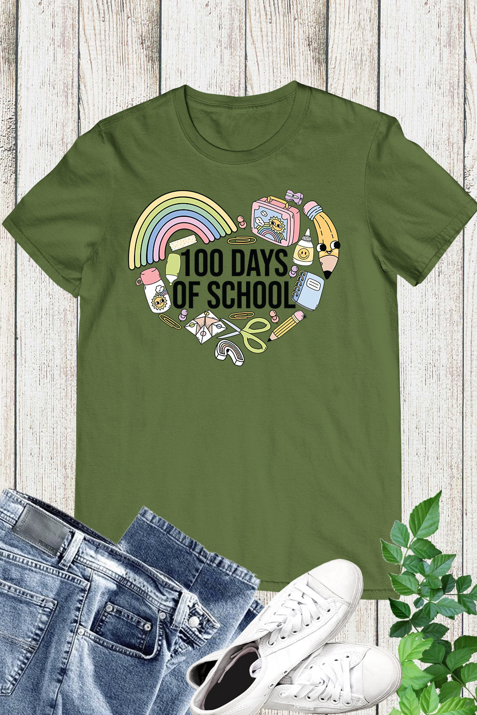 100 Days Of School Teacher T Shirt