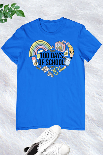 100 Days Of School Teacher T Shirt