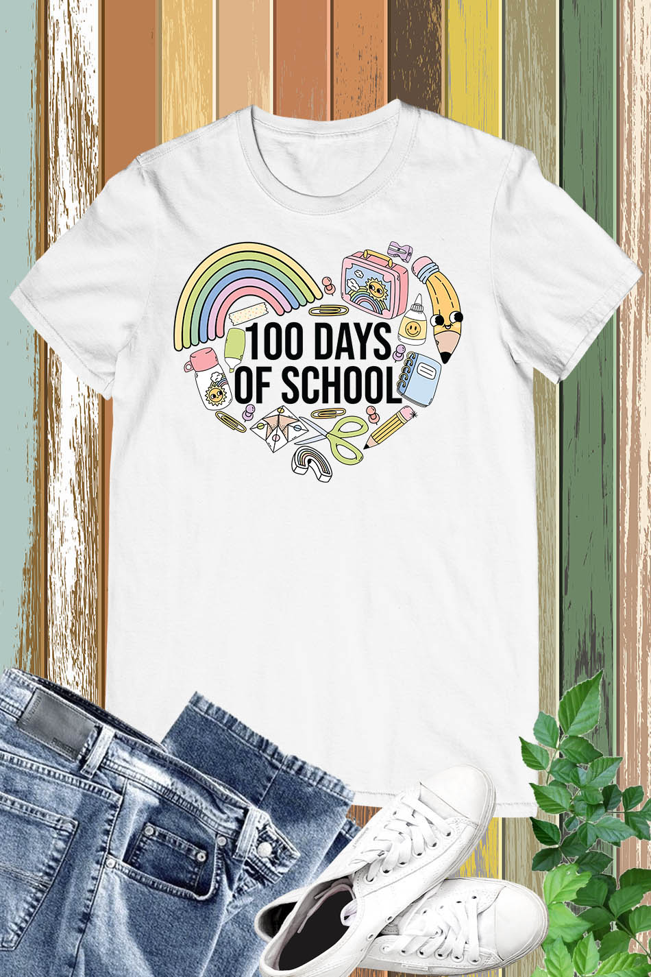 100 Days Of School Teacher T Shirt