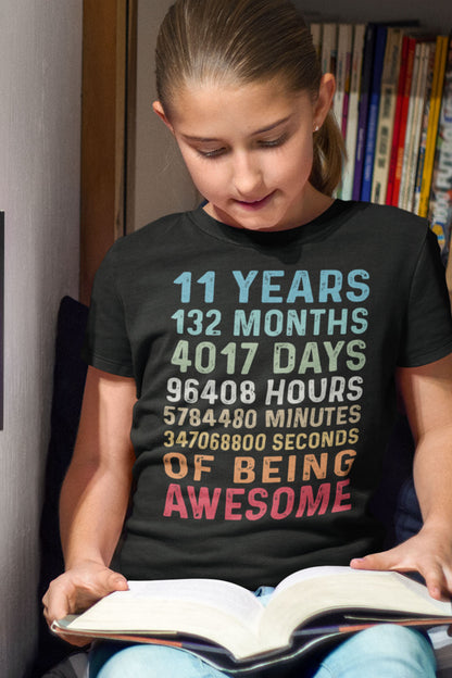 Happy Birthday 11 Years 132 Months T Shirts