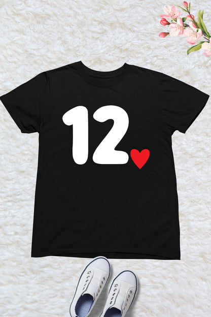 12th Birthday T Shirts