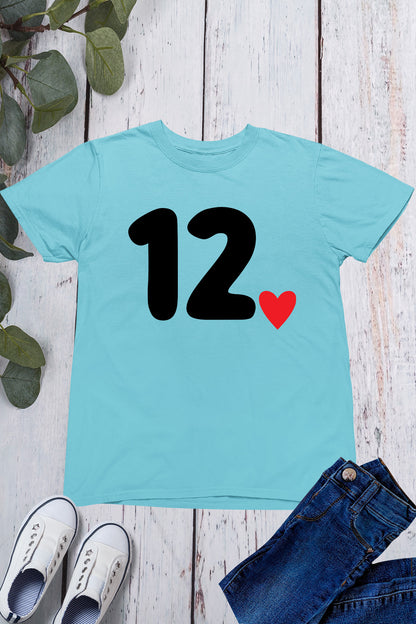 12th Birthday T Shirts