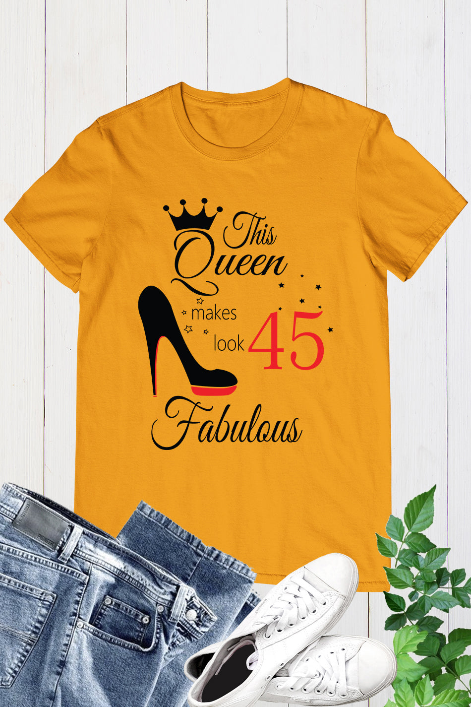 45th Birthday Queen Birthday T Shirt