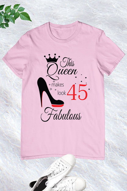 45th Birthday Queen Birthday T Shirt