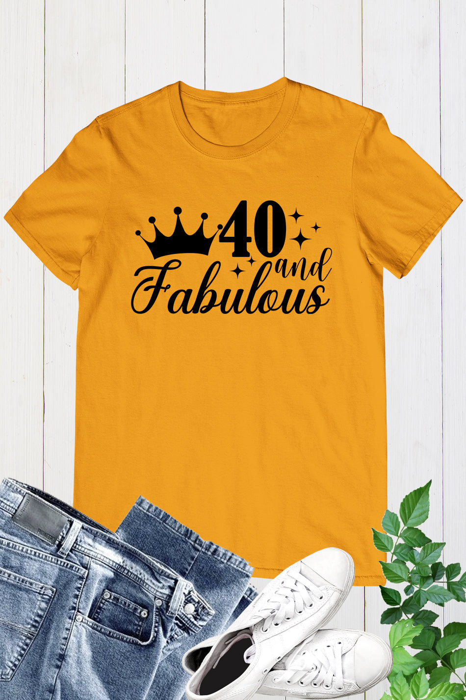 Forty and Fabulous Birthday T Shirt