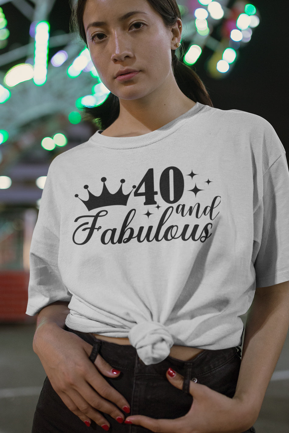 Forty and Fabulous Birthday T Shirt