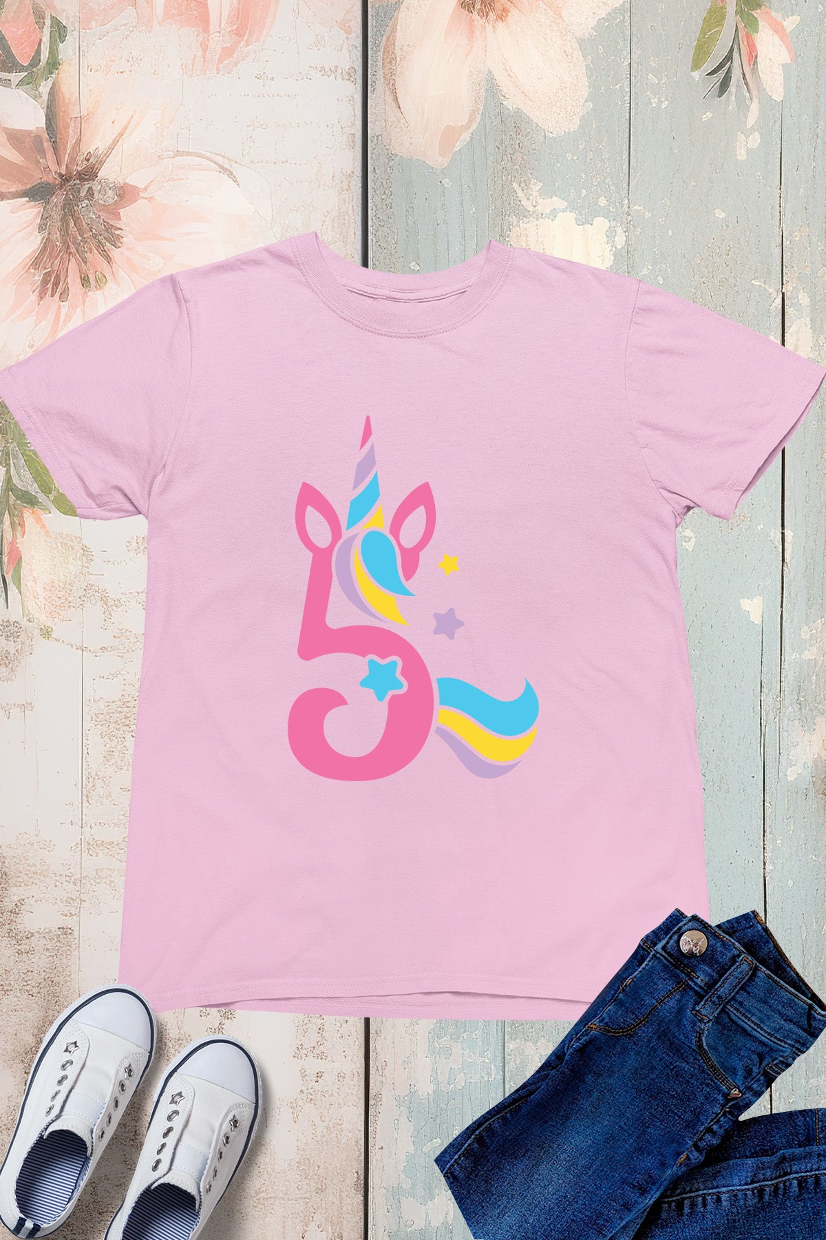 5th Birthday Girl T Shirt