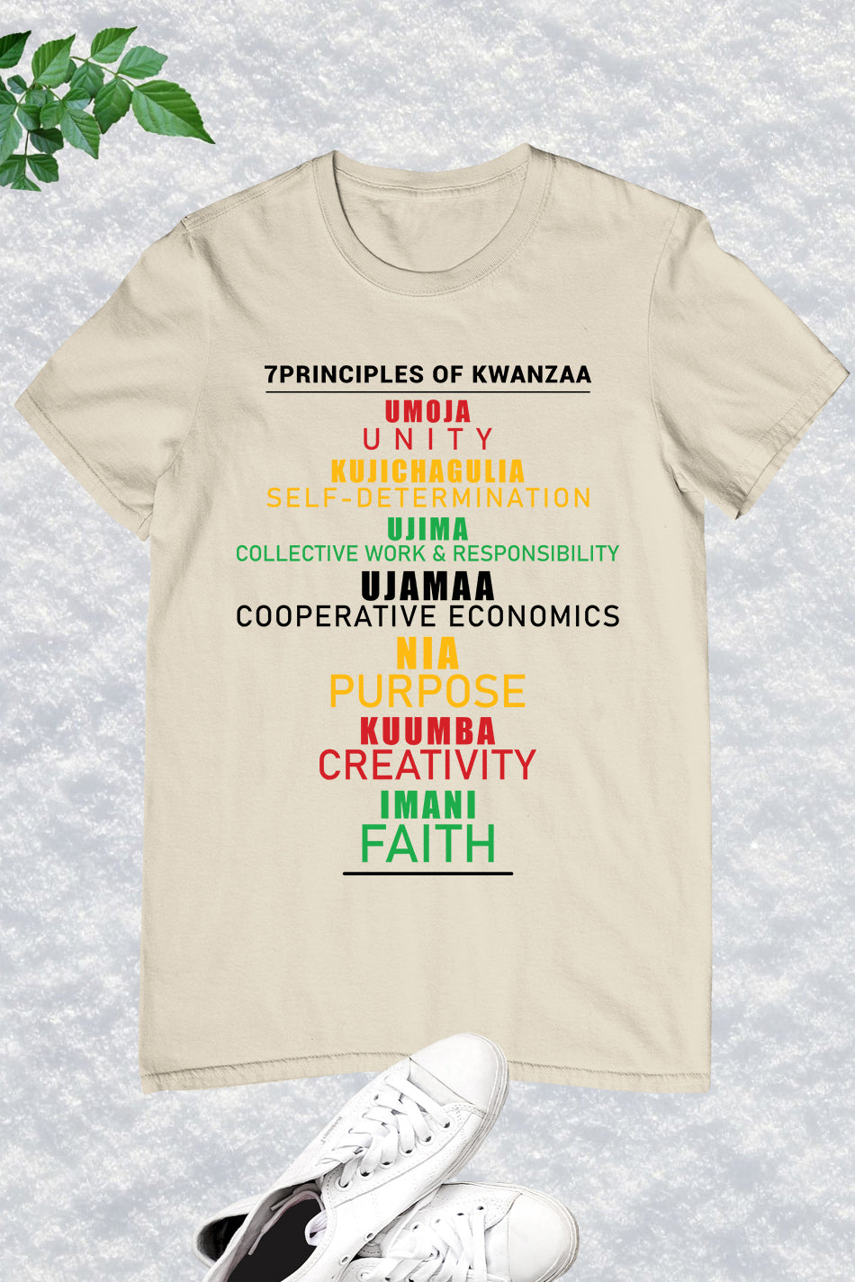 Principles of Kwanzaa Celebration T Shirt