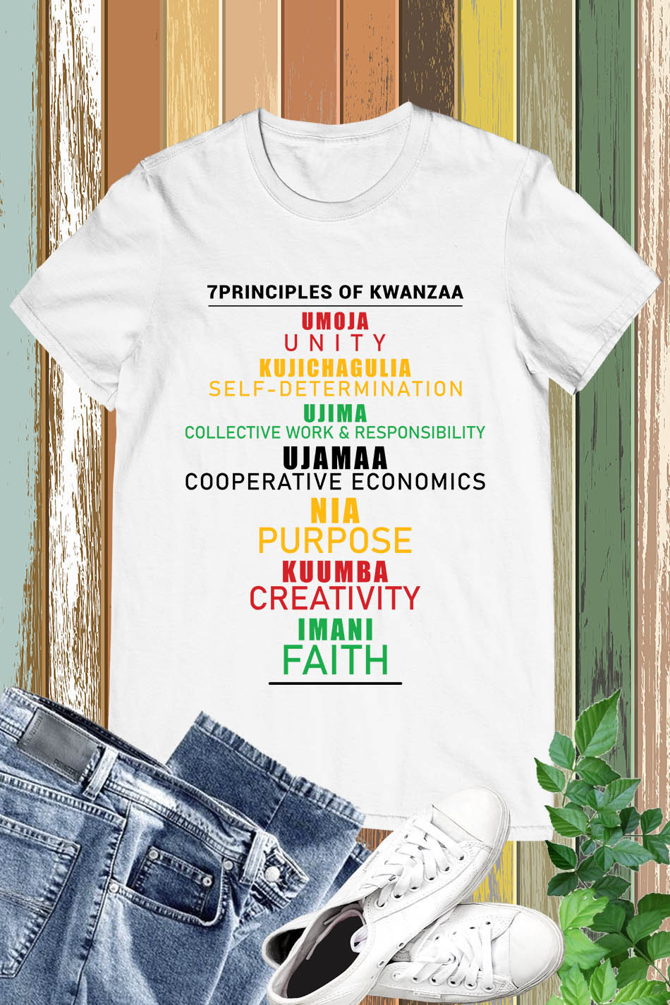 Principles of Kwanzaa Celebration T Shirt