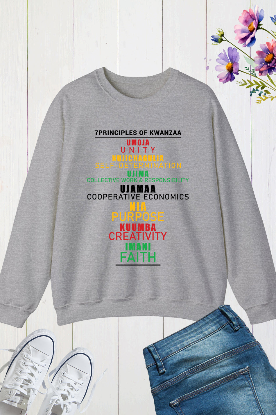 Principles of Kwanzaa Celebration T Shirt