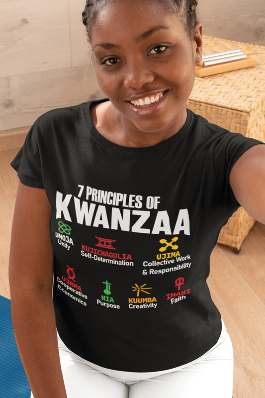 7 Principles Of Kwanzaa Celebration Shirt