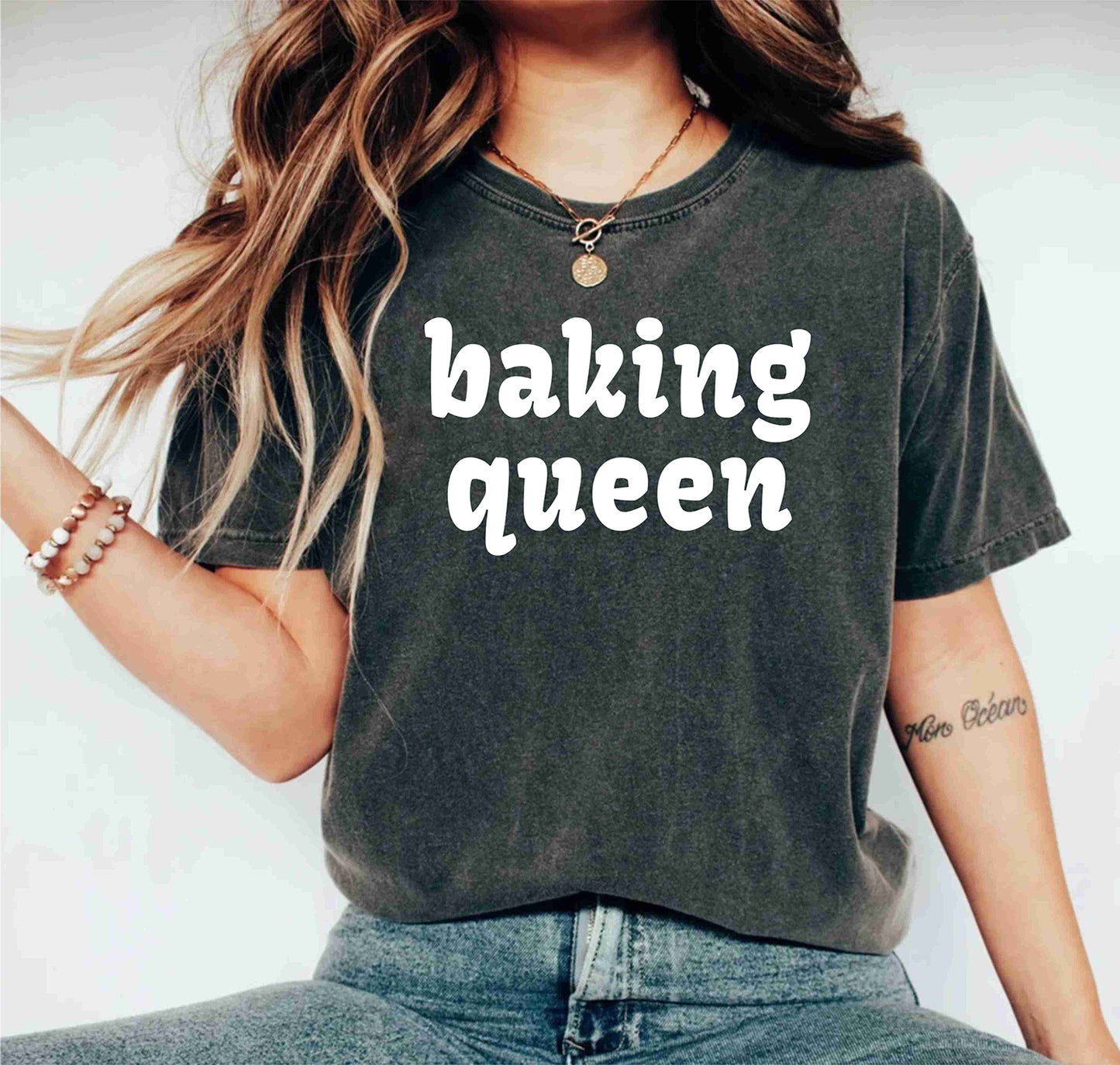 Baking Queen Funny Baker Christmas Cookie Baking Lover Mom Shirt Gift