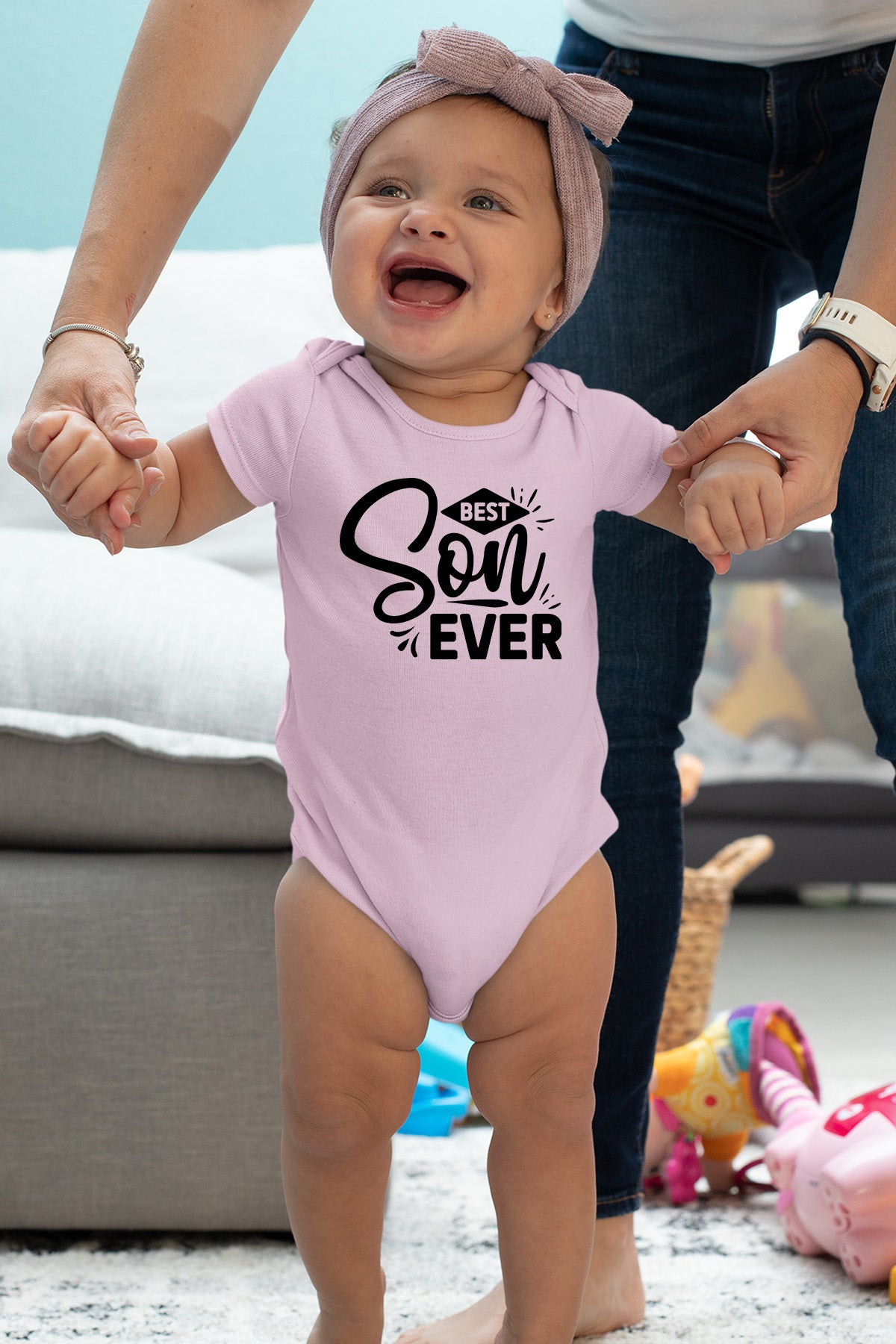 Best Son Ever Baby Bodysuit