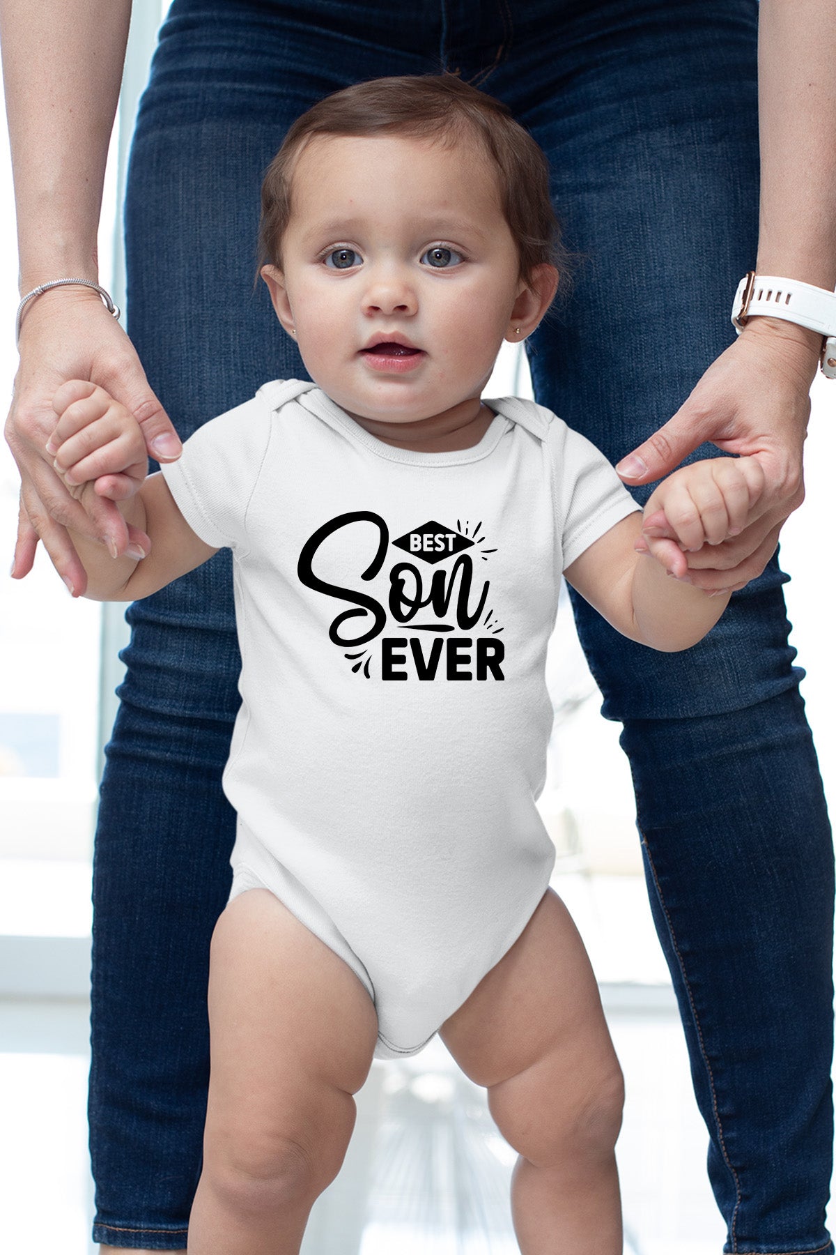 Best Son Ever Baby Bodysuit