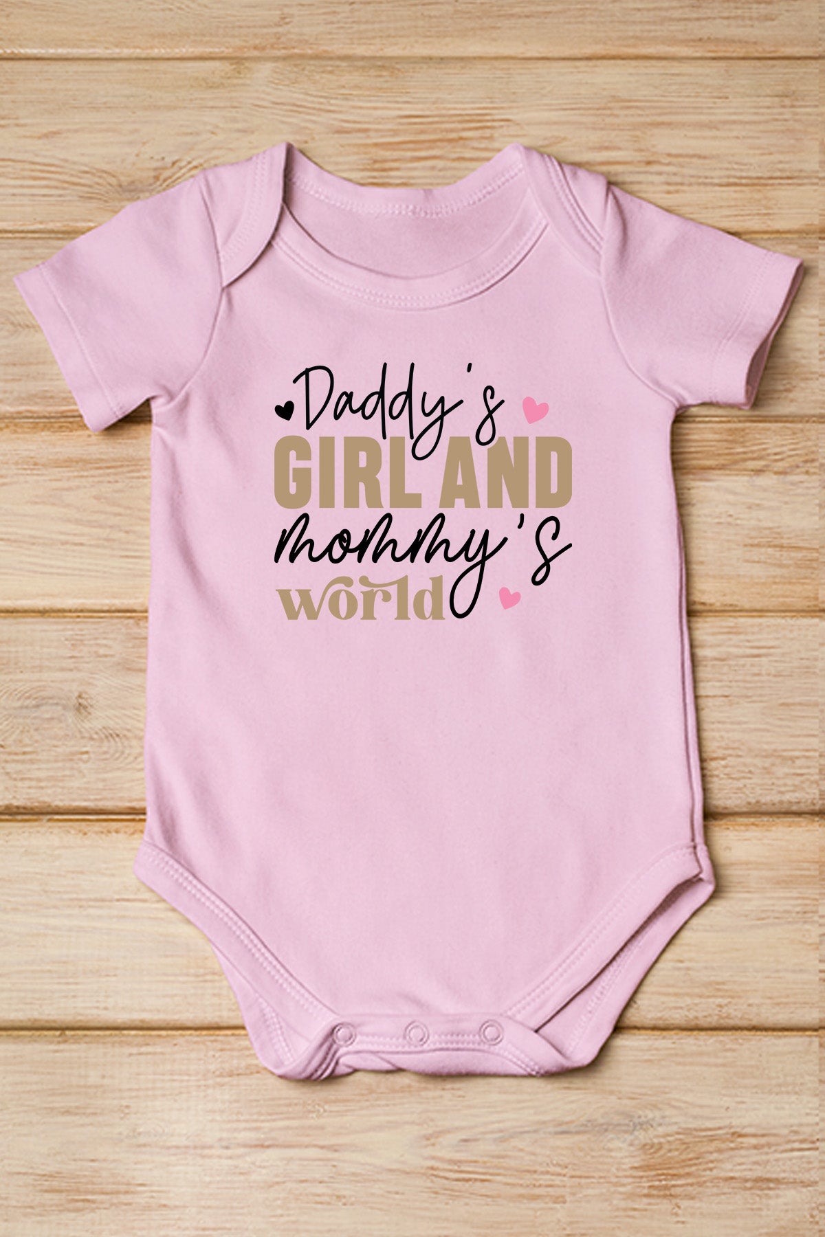 Daddy's Girl Mommy's World Baby Bodysuit