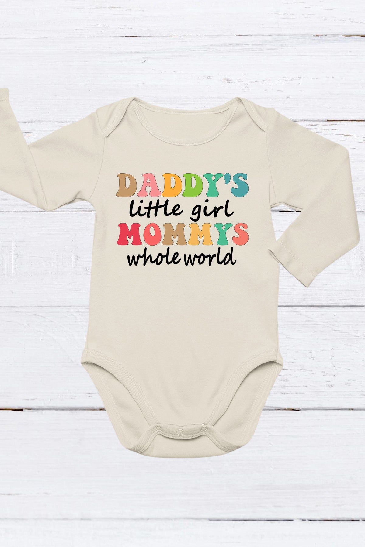 Daddy's little Girl Mommy's Whole World Baby Bodysuit