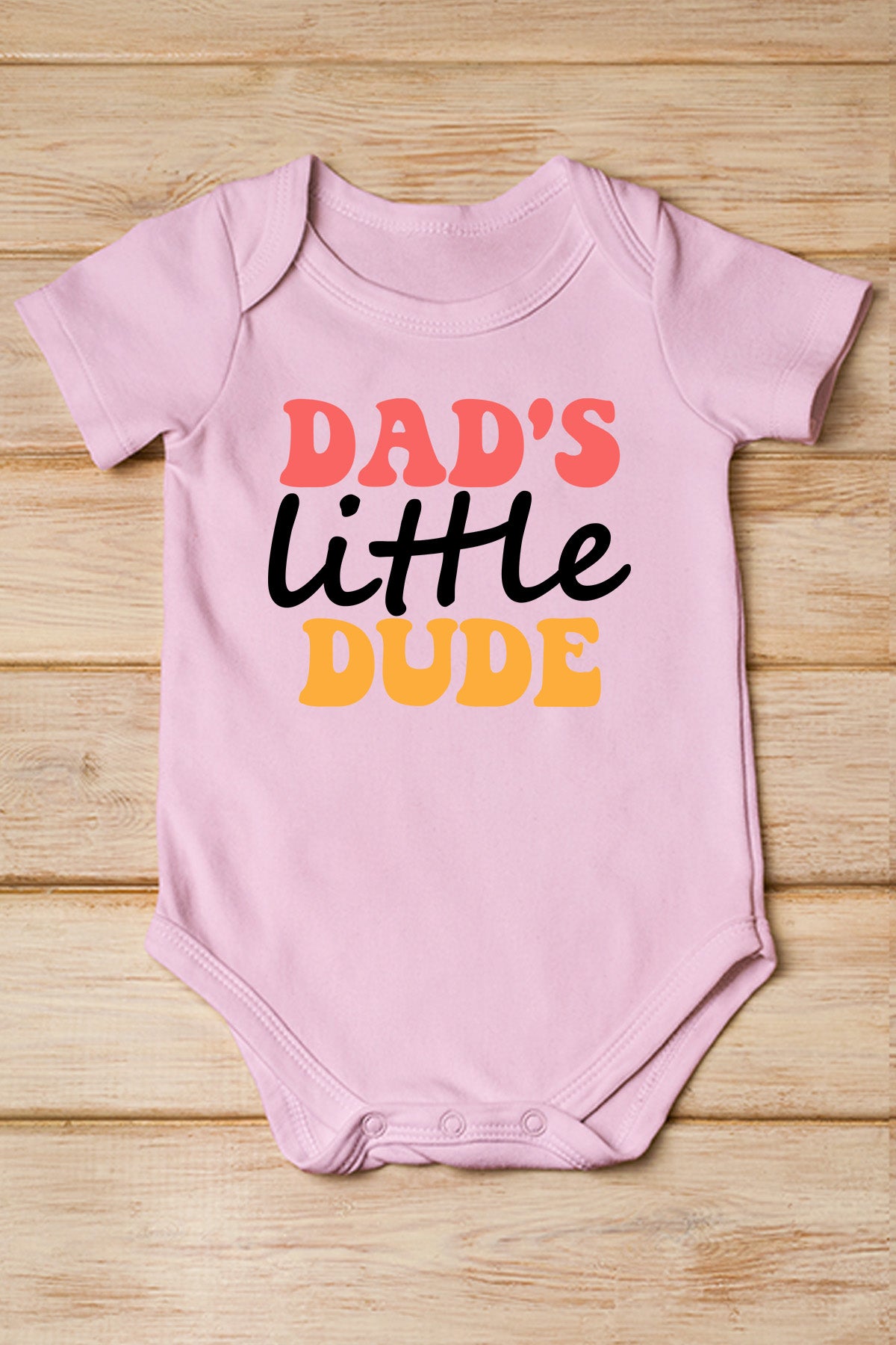 Dad's Little Dude Baby Onesie