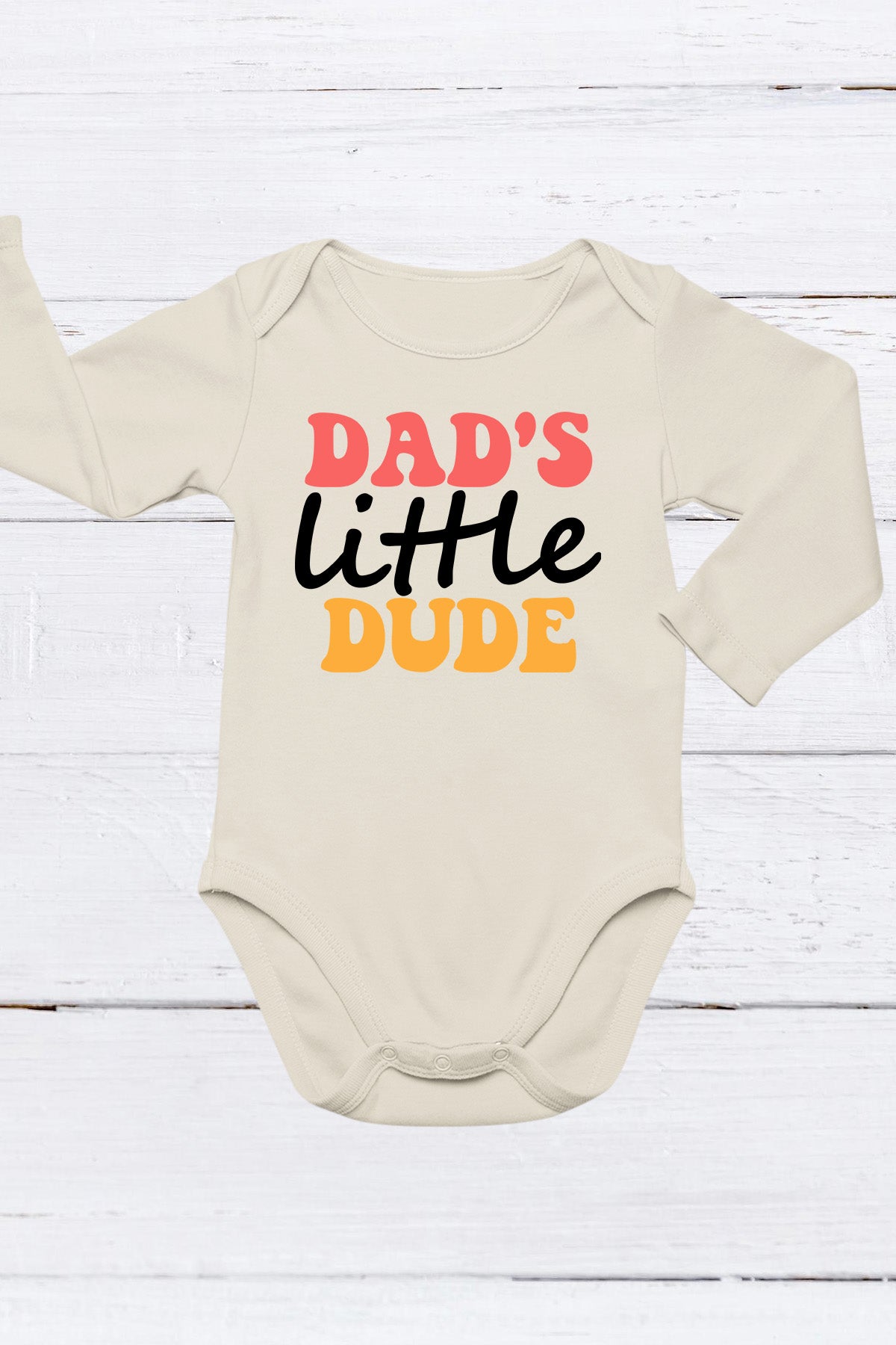 Dad's Little Dude Baby Onesie