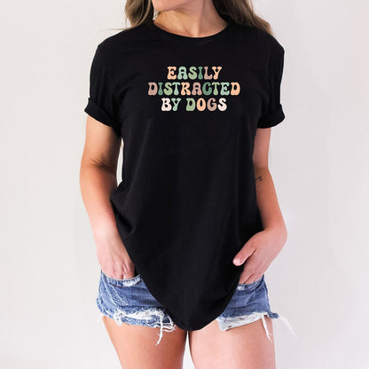 Easily Destructed By Dogs Funny Custom Dog Lover Cute Puppy Shirts