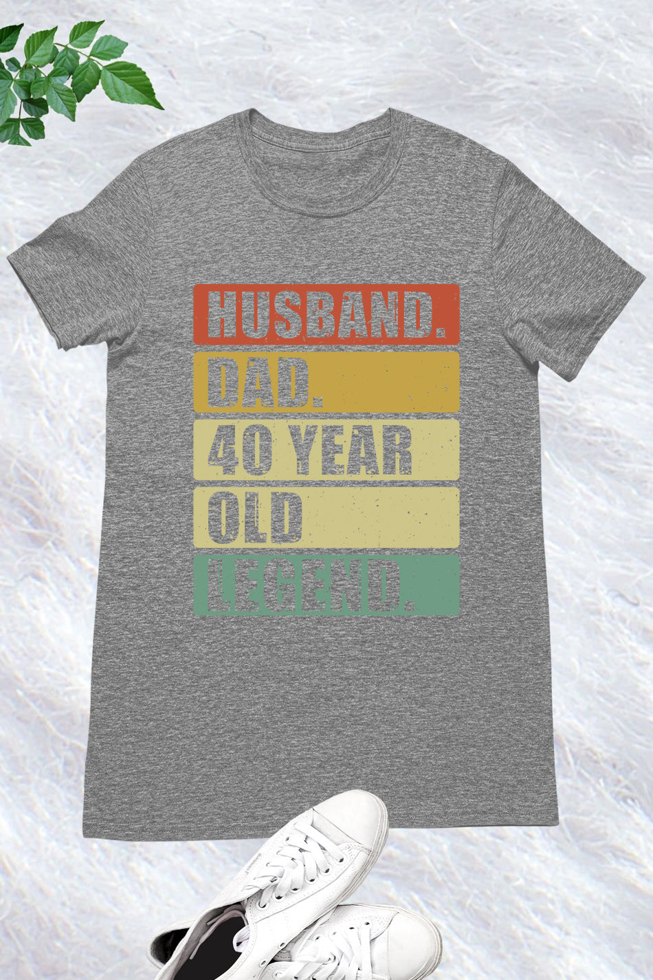 Husband Dad 40 Years Old Legend Shirt