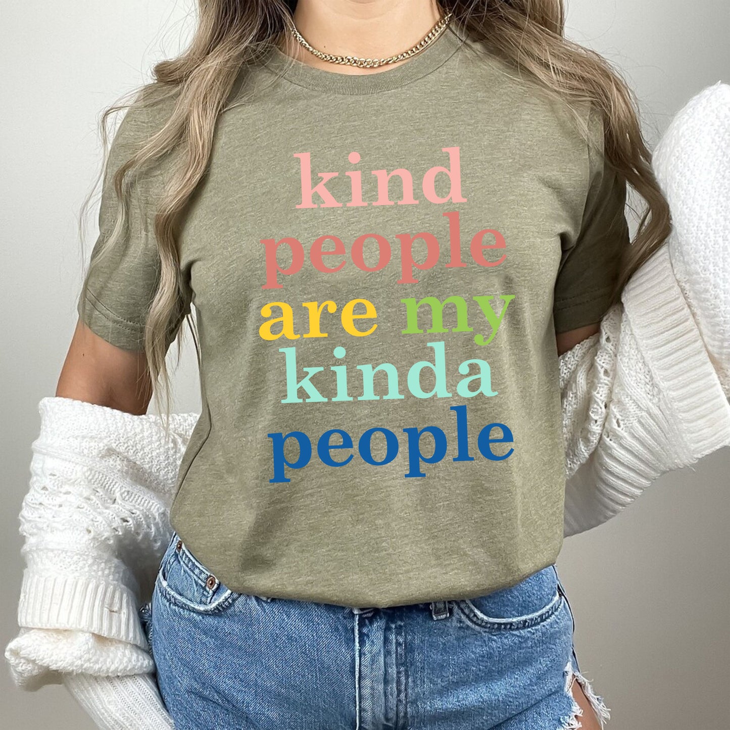 Kind People Are My Kinda People Kindergarten Preschool Teacher Shirt