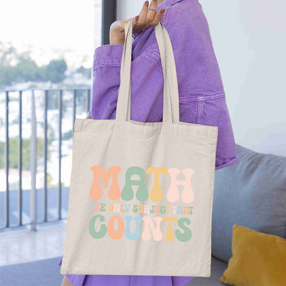 Math The Only Subject That Counts Mathematics Funny Math Teacher Shirt