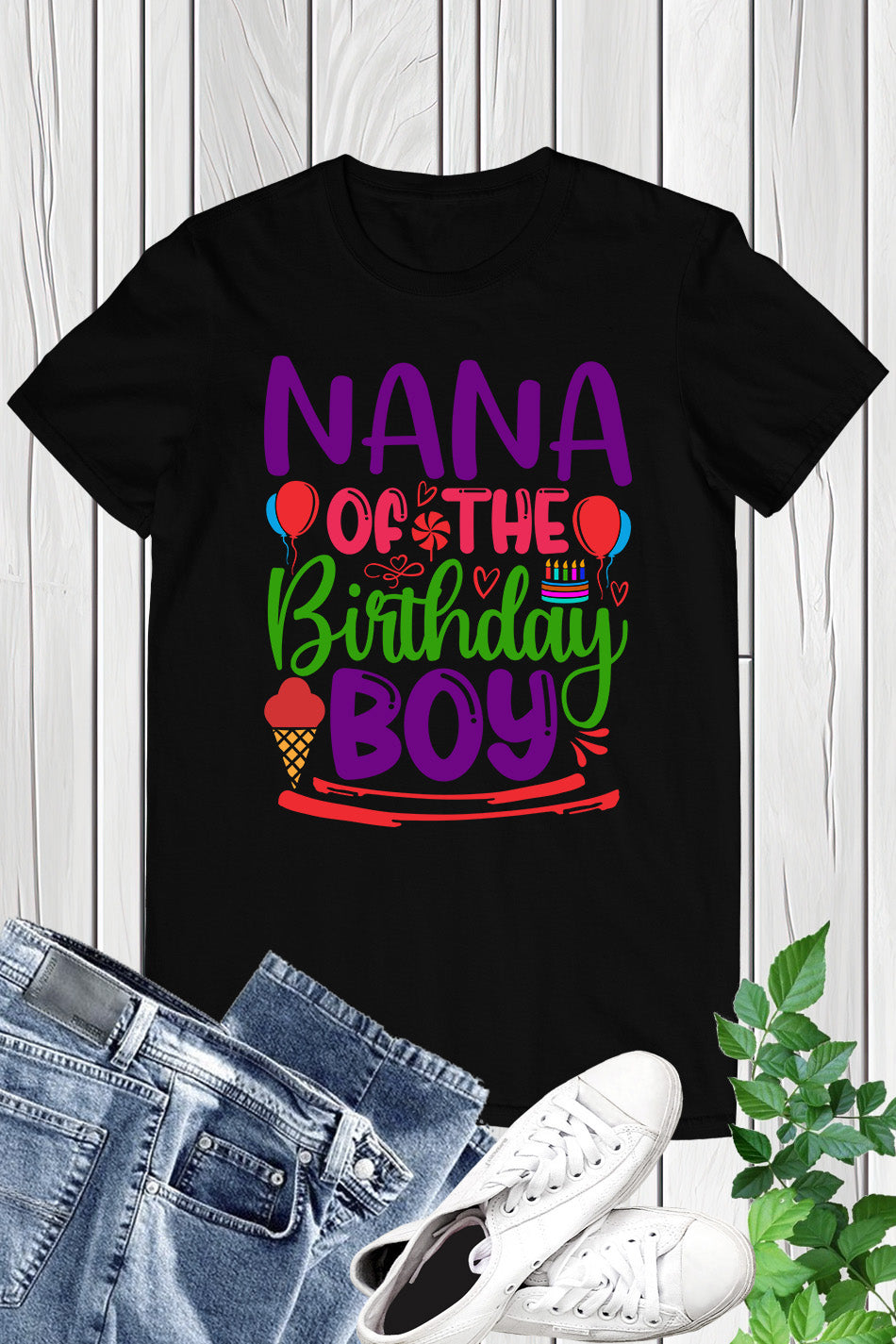 Nana of The Birthday Boy Shirt