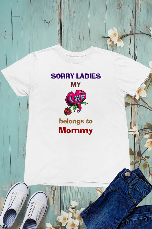 Love Mommy Kids T Shirt