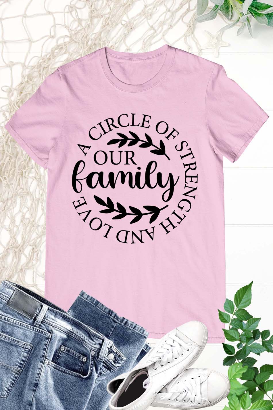 A Circle of Strength and Love Our Family Shirts