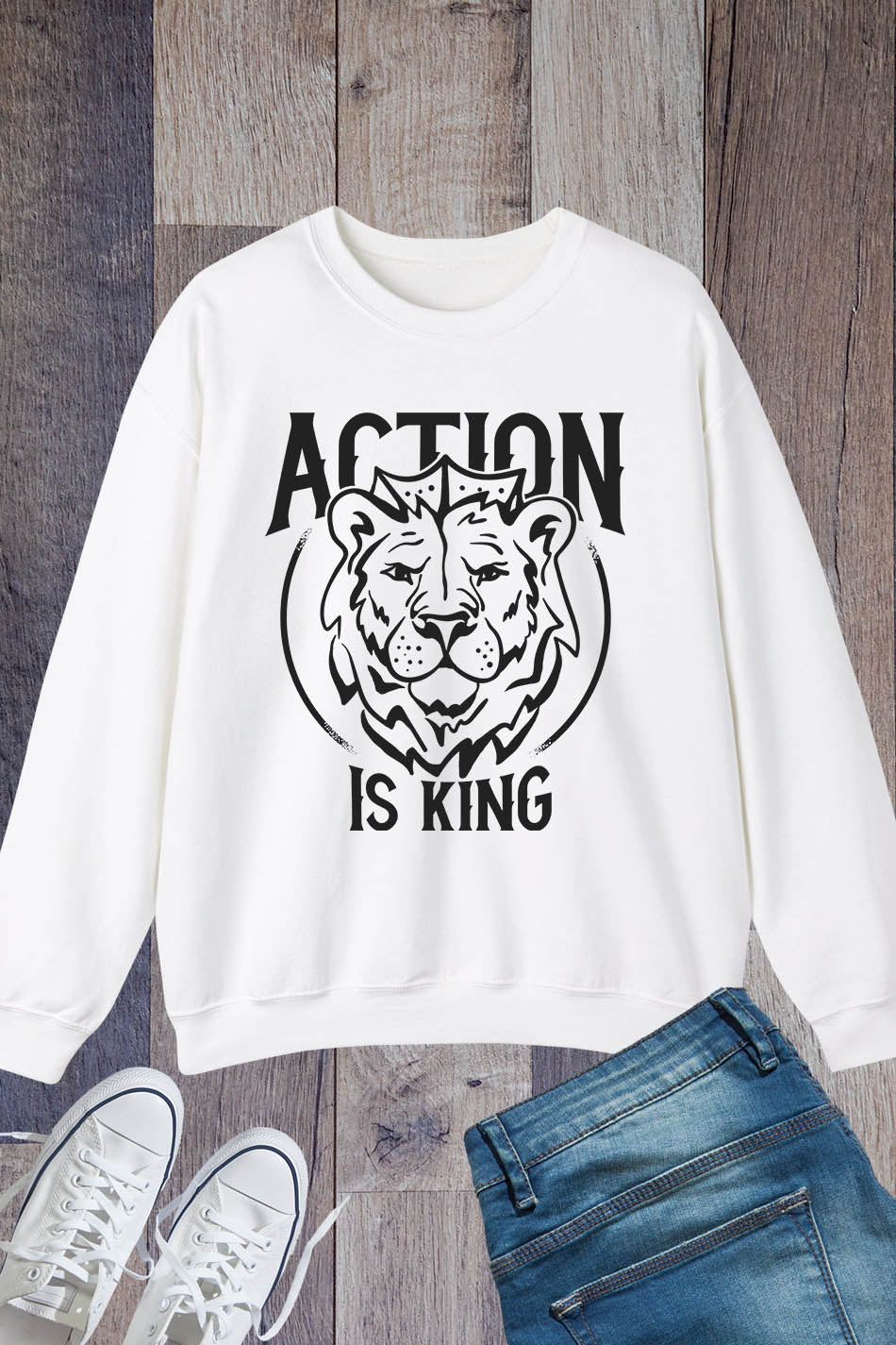 Action is King Sweatshirt