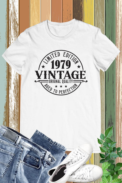 Limited Edition 1979 Birthday T Shirt