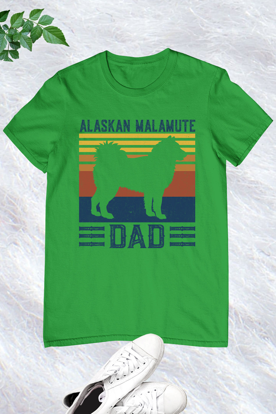 Alaskan Malamute Dad Dog T-Shirt