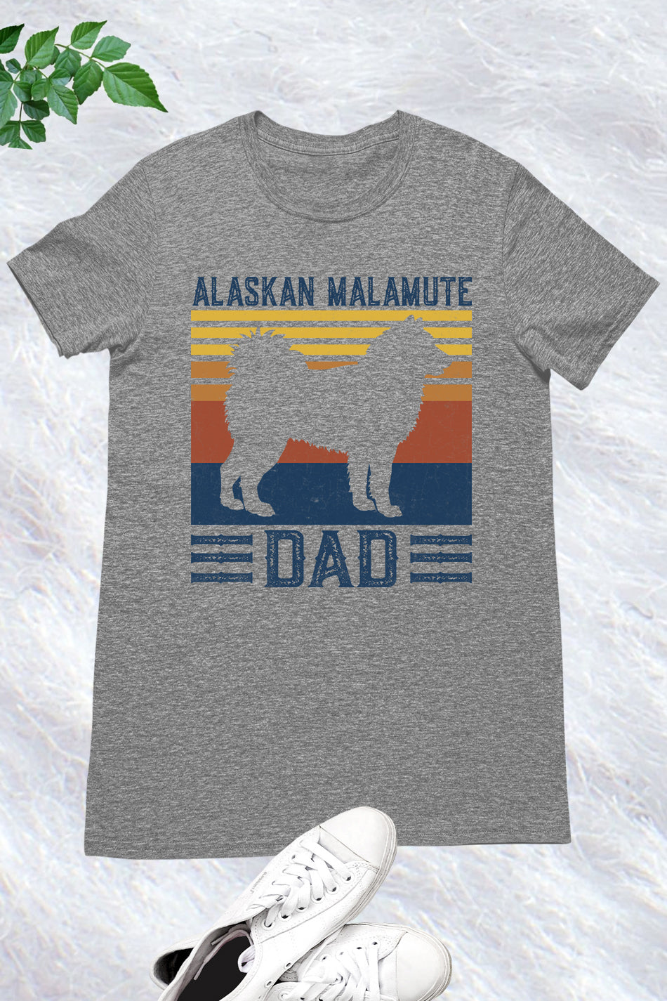 Alaskan Malamute Dad Dog T-Shirt