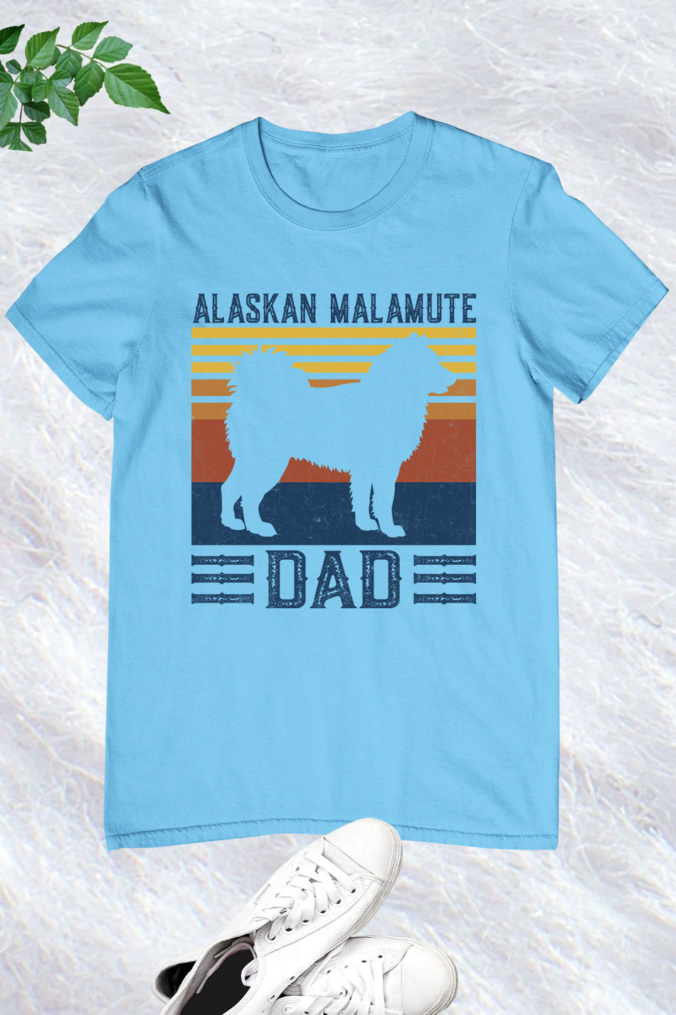 Alaskan Malamute Dad Dog T-Shirt