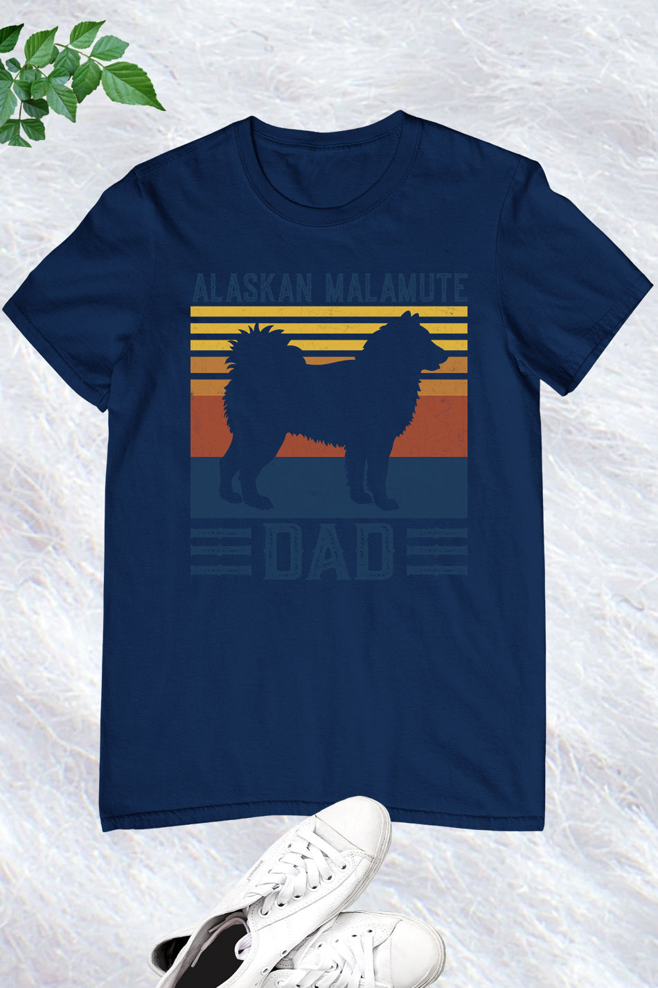 Alaskan Malamute Dad Dog T-Shirt