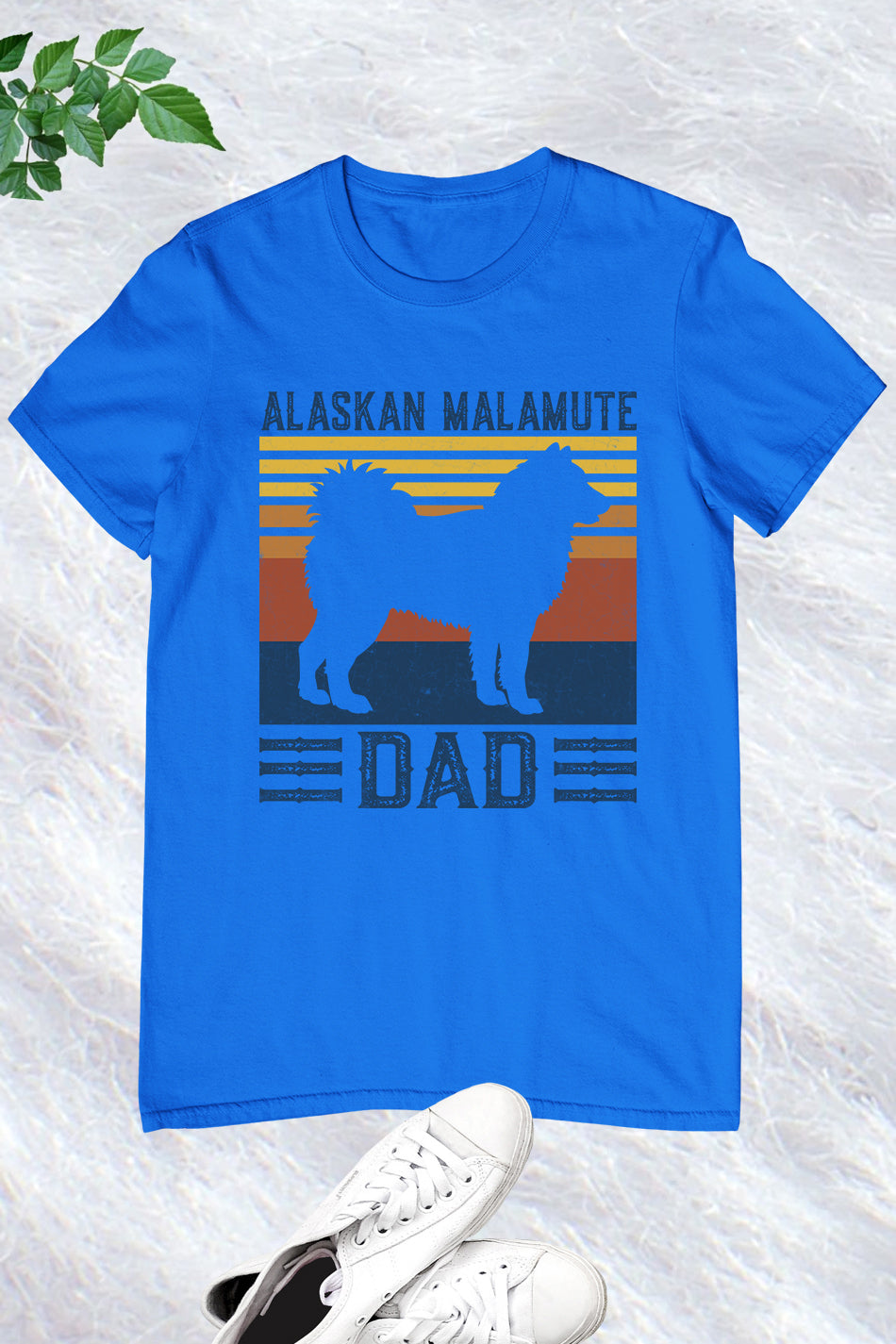 Alaskan Malamute Dad Dog T-Shirt