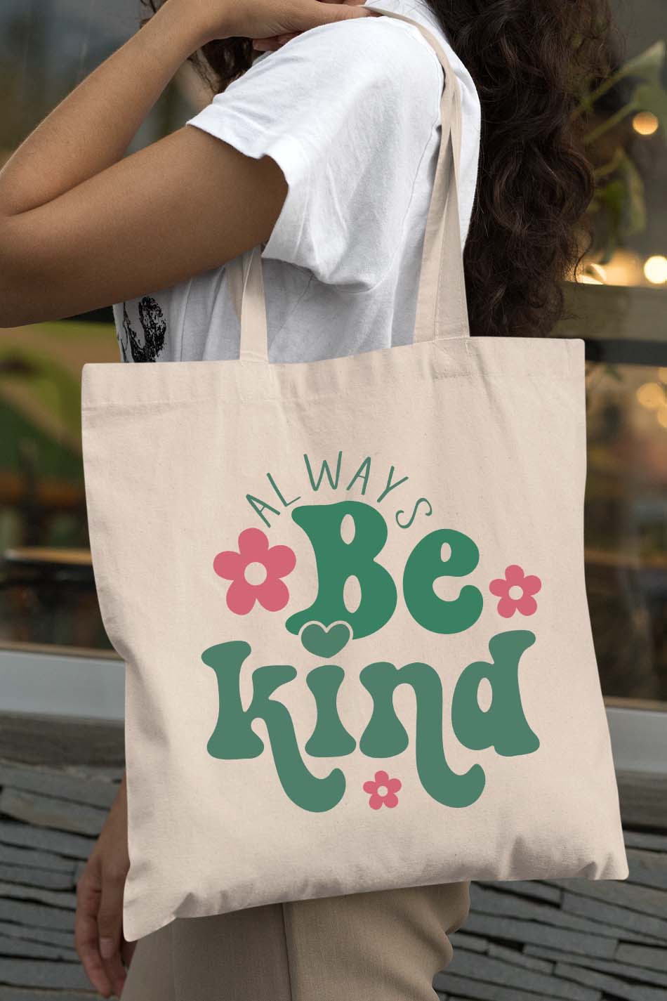 Always Be Kind Inspirational Teacher Shoulder Bag