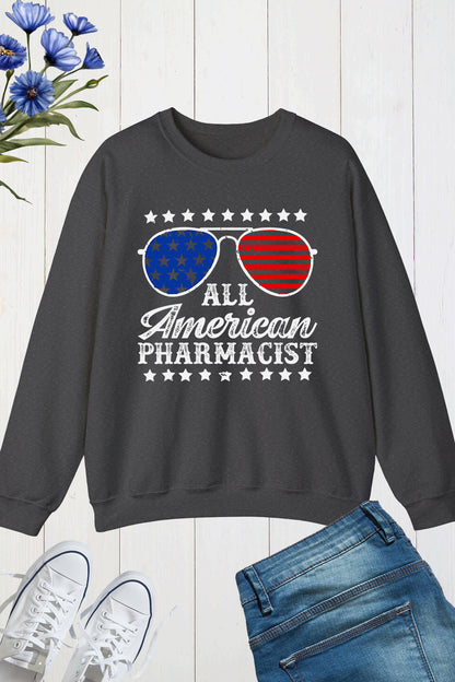 American Pharmacist Sweatshirts Patriotic Sweatshirt