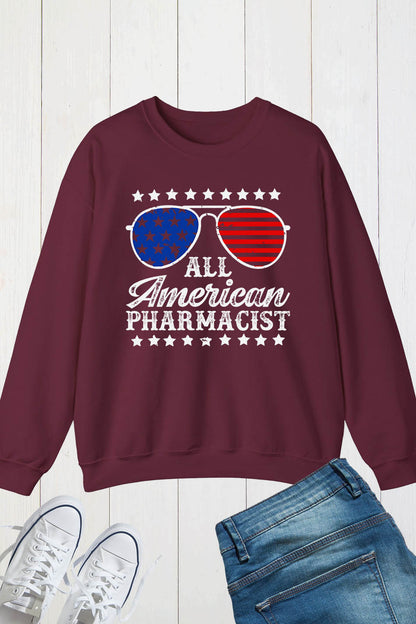 American Pharmacist Sweatshirts Patriotic Sweatshirt