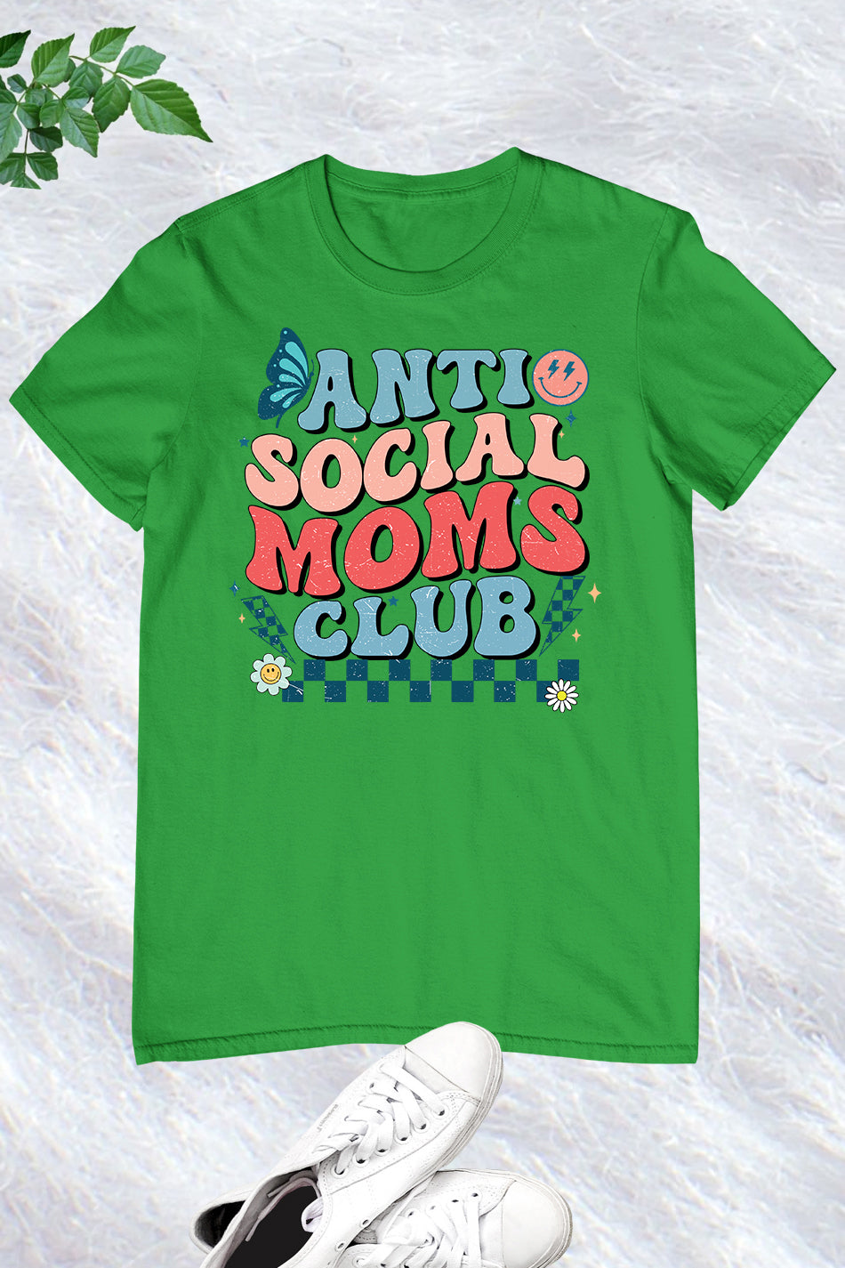 Anti Social Moms Club - Retro Funny Mom Shirt