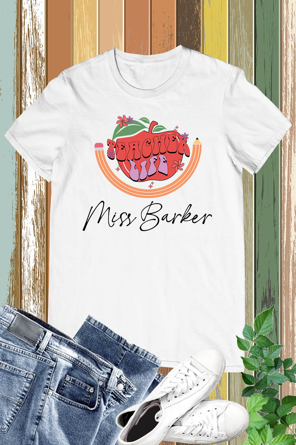 Customized Teacher Life T Shirt