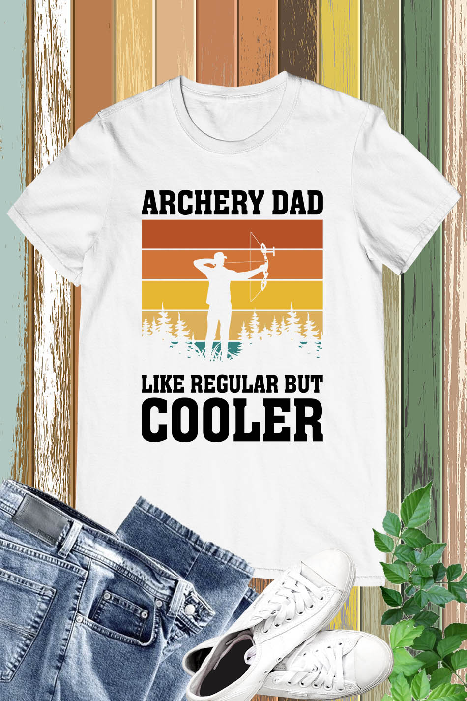 Archery Hunting Shirt Dad Like Regular But Cooler Tee