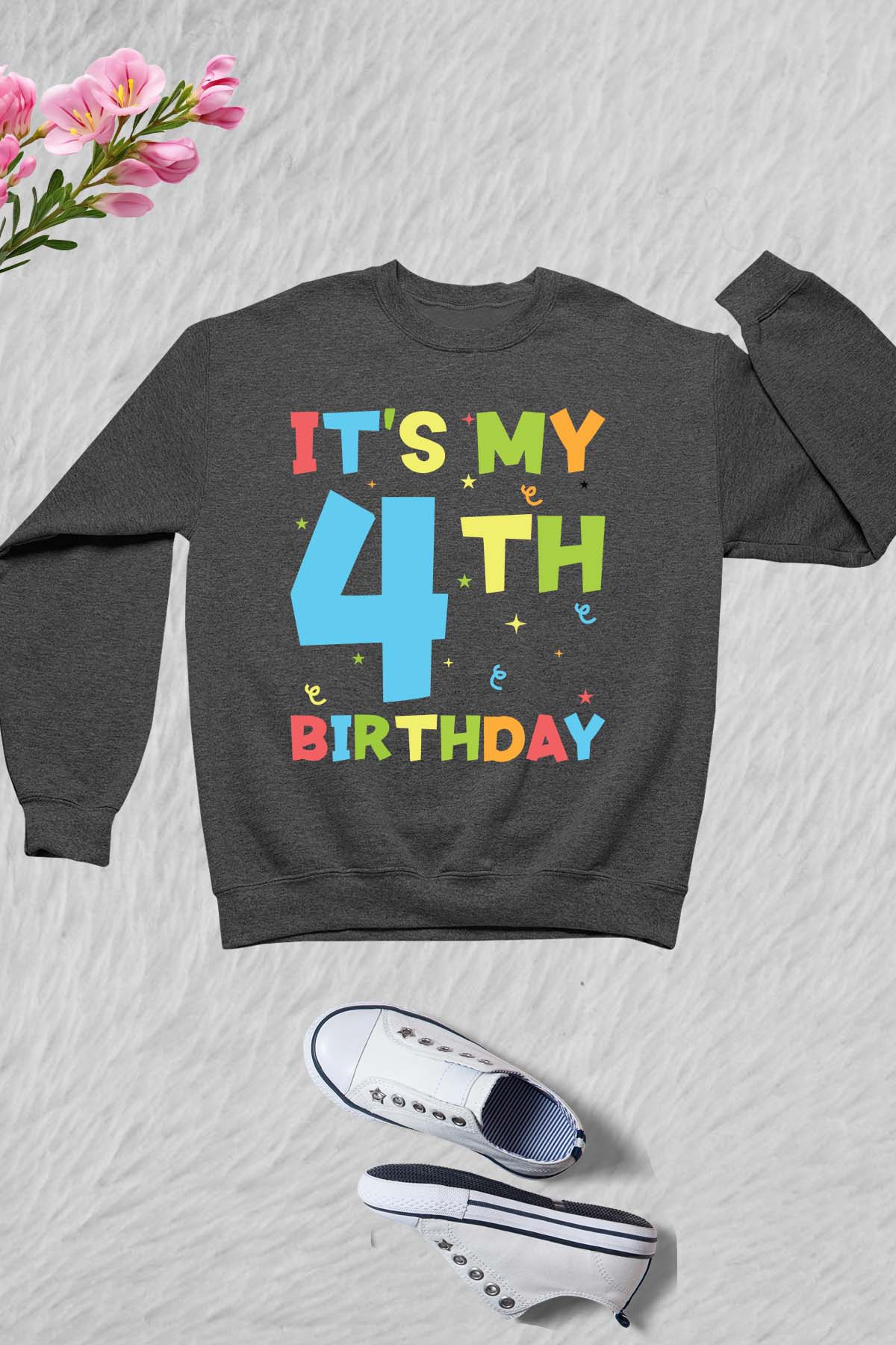 4th Birthday Youth Sweatshirt