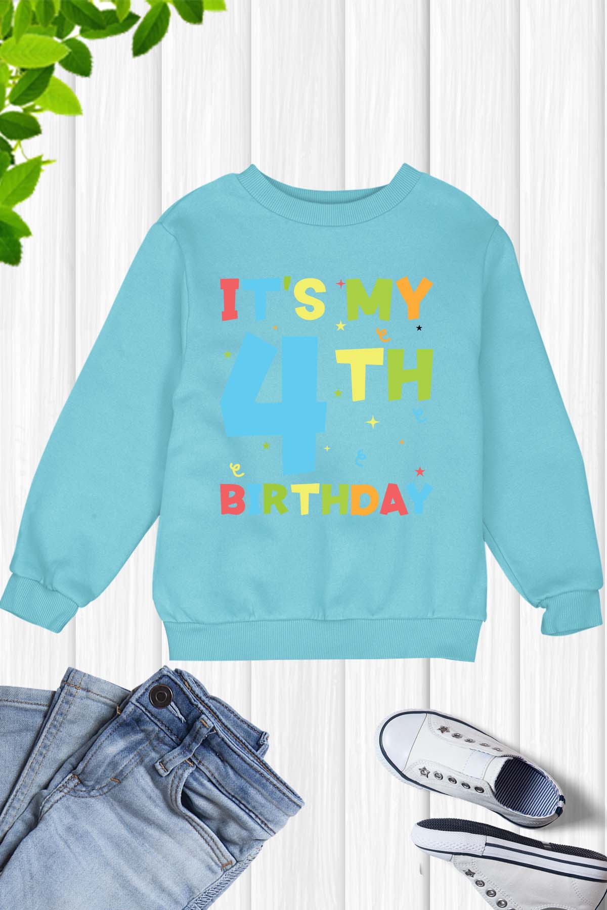 4th Birthday Youth Sweatshirt