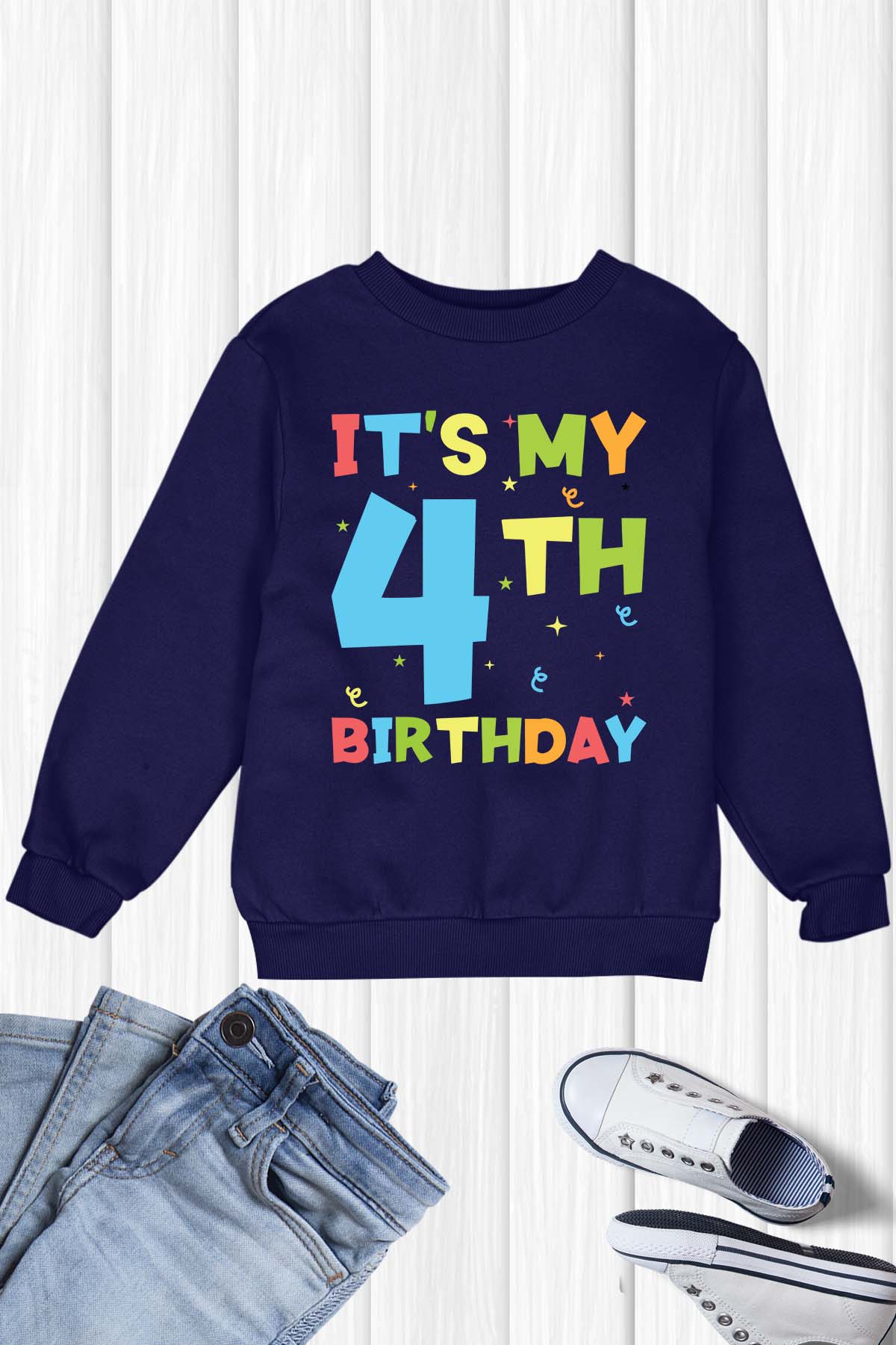 4th Birthday Youth Sweatshirt