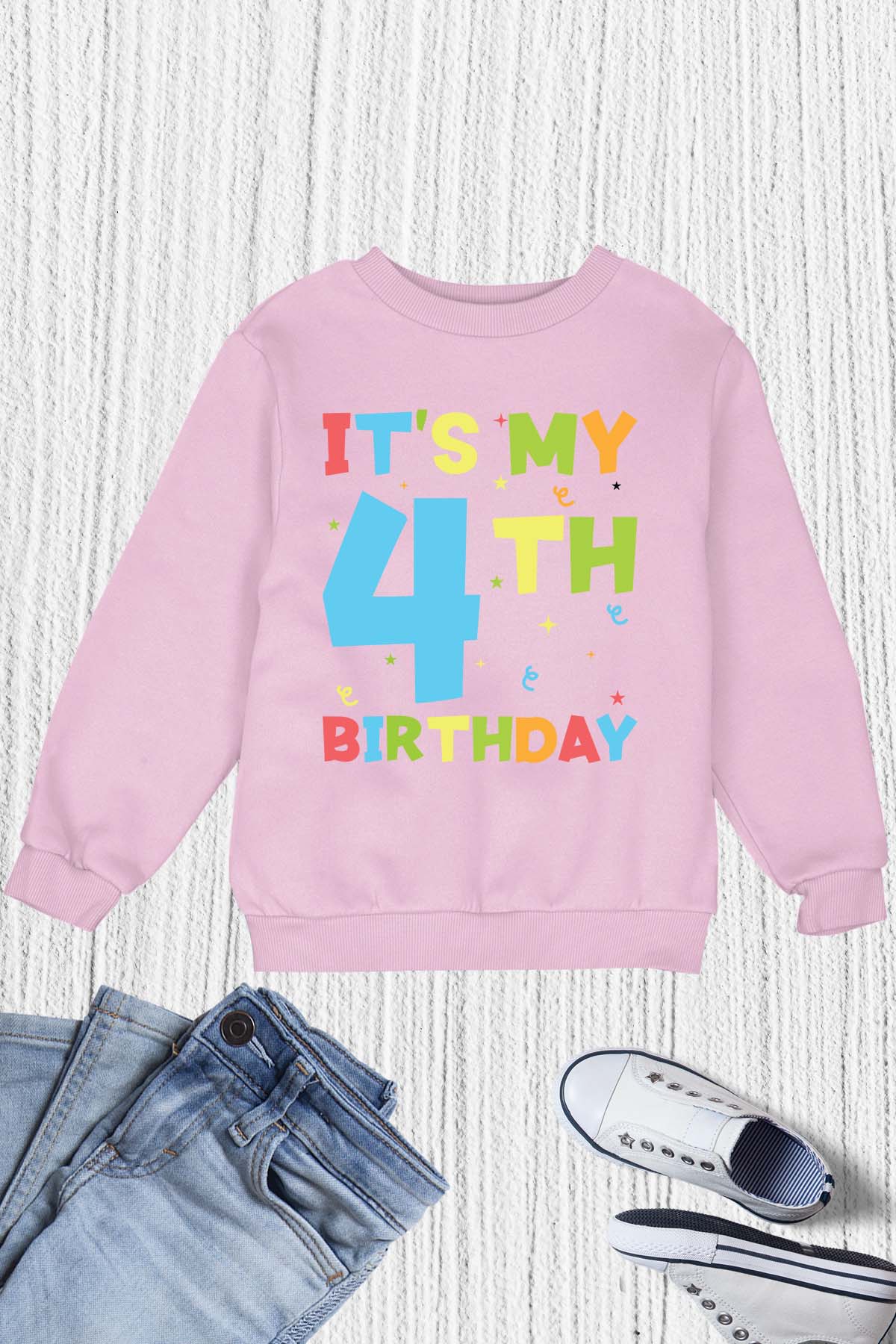 4th Birthday Youth Sweatshirt