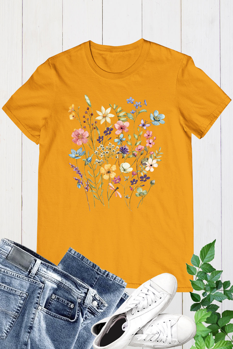 Wild Flowers Trendy Shirt